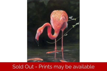 Four Friends Original Pastel Painting